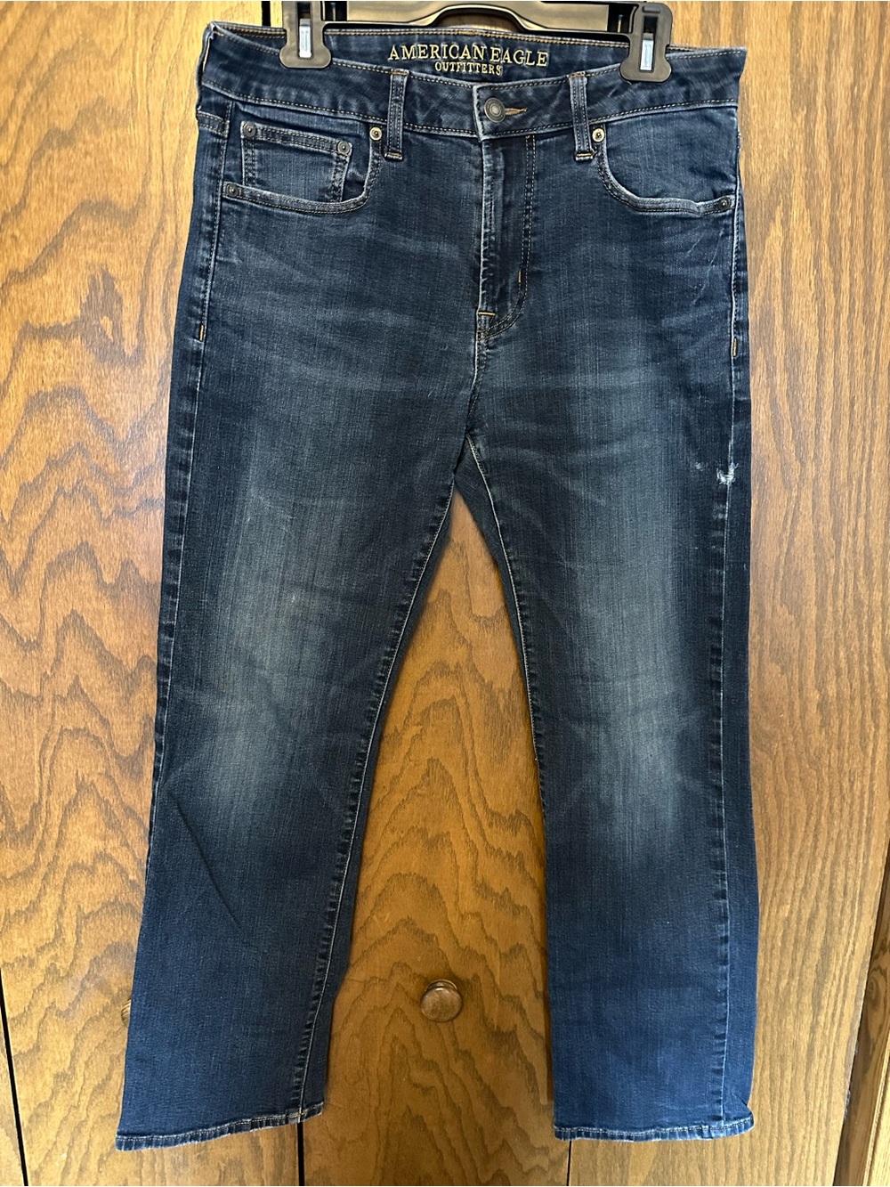 VGUC MENS 32X32 AMERICAN EAGLE OUTFITTERS EXTREME FLEX ORIGINAL BOOT cut jeans